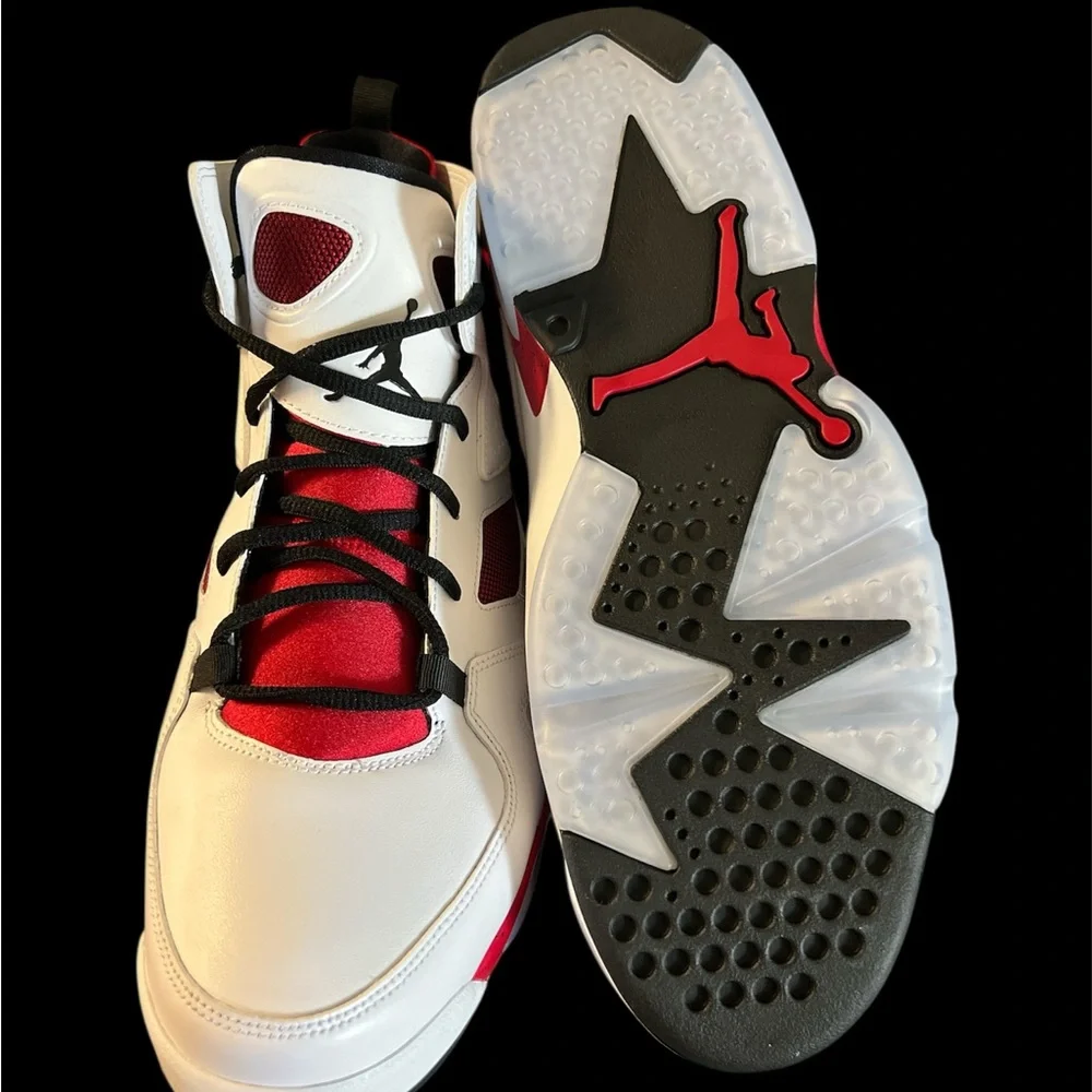 Size 13‎ - Air Jordan Flight Club 91 White Gym Red Black brand new no box